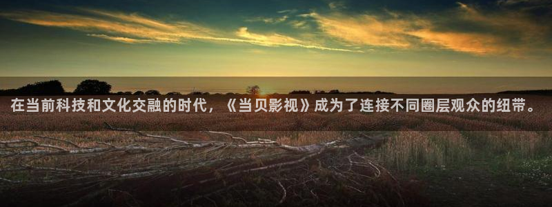 爱丫爱丫免费高清影院电视剧：在当前科技和文化交融的时代，《当贝影视》成为了连接不同圈层观众的纽带。